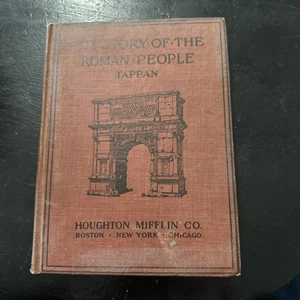 1910 The Story of the Roman People, Tappan Houghton Mifflin Maps Illustrated - Imagen 1 de 12