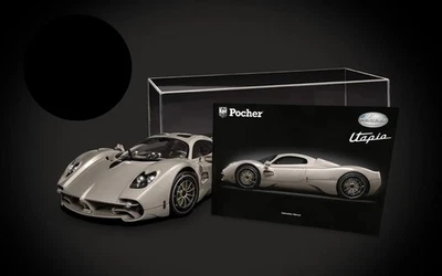 Pocher HK120 Pagani Utopia Coupé + Display Case + Manual Bundle - BUNDLEP04 - Image 1 of 4