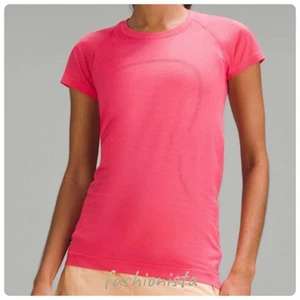 NWT - Lululemon Swiftly Tech Short Sleeve Lip gloss Reg Length T-Shirt sz.6 💄 - Picture 1 of 7