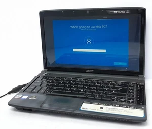 Laptop Acer Core 2 Duo T6400 SSD Aspire 4935g Windows 10 Pro Core 2 Duo T6400... - Picture 1 of 8