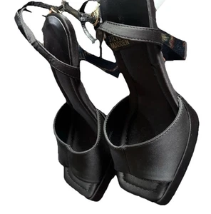 Steve Madden Heals Kendall Größe 9 schwarz Y2K-Stil eckige Zehenpartie - Bild 1 von 15