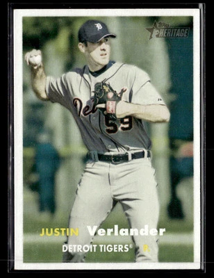 2006 Topps Heritage #461 Justin Verlander - Image 1 of 2