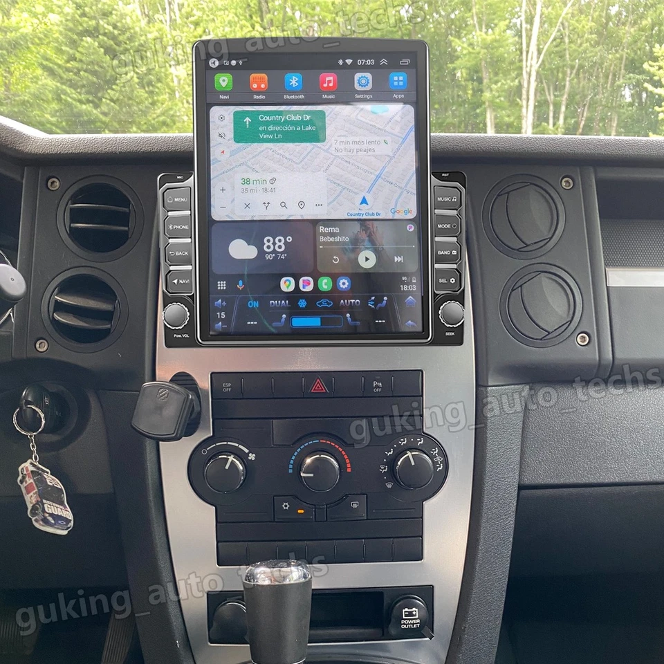 For 2006-2010 Jeep Commander CarPlay Android 13 Car Stereo Radio GPS +CAM - Imagem 1 de 4