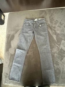 Volcom 28 x 30 Vorta Slim Straight Gray Wash Flex Denim Jeans A1931501 - Picture 1 of 5
