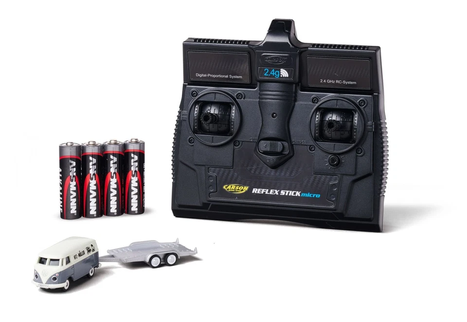 Carson 500504166 VW T1 Bus Kastenw.inkl.Autoanh.100 1 87 Spur H0