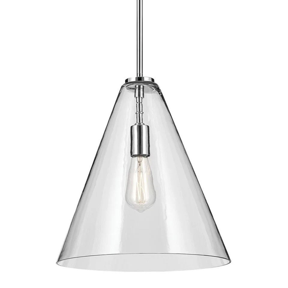 Colgante Kichler 42200 Everly 15"W - Cromo Foto 1 de 4