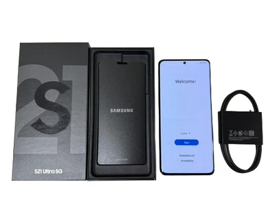 Samsung Galaxy S21 Ultra 5G G998U Unlocked Verizon AT&T Cricket T-Mobile -SBI - Image 1 of 3