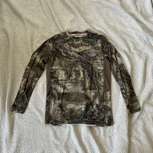 Realtree Scent Control sz M long sleeve green camo shirt - Picture 1 of 6
