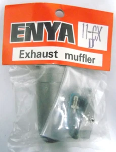 Genuine Enya Exhaust Muffler 11-CX D Vintage RC Spares Parts MC154 New UK - Picture 1 of 3