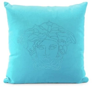 VERSACE STUDDED MEDUSA PILLOW - BRAND NEW IN CASE - Picture 1 of 3