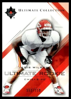 2004 Upper Deck Ultimate Collection Kris Wilson Rookie 553/750 Kansas City - Image 1 of 2