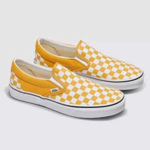 Nagelneu NEW Vans Classic Slip-On Unisex Ochre/True White Checkerboard Gr. 40 - Bild 1 von 7