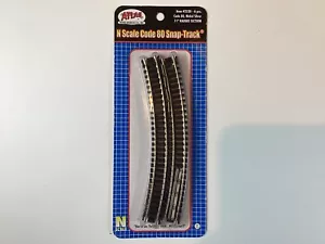Atlas #2520 11" Radius Track Sections - N Scale - Code 80 Rails - 6 Sections - Picture 1 of 2