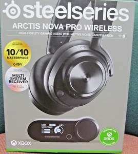 BRAND NEW STEEL SERIES ARCTIS NOVA PRO WIRELESS GAMING HEADPHONES XBOX BLUETOOTH - Picture 1 of 5