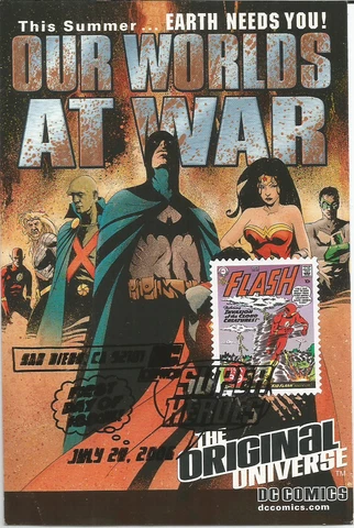 The Flash DC Comic Character Film USA FDC Souvenir Card Scott #4084p Cover