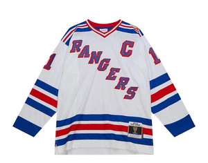 Mitchell & Ness Blue Line Mark Messier New York Rangers 1993 Jersey White - Picture 1 of 4