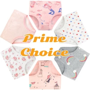6 Pack Toddler Little Girls Cotton Underwear Briefs Kids Panties Soft Cotton - Picture 1 of 17