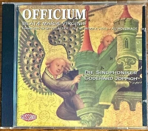 Officium Die Singphoniker Godehard Joppich Hamburg In The Middle Ages German Cd - Foto 1 di 6