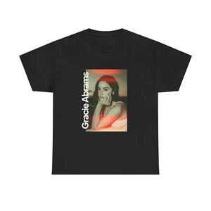 Gracie Abrams Graphic Unisex Heavy Cotton Tee - Retro Style T-Shirt for Lovers - Picture 1 of 21