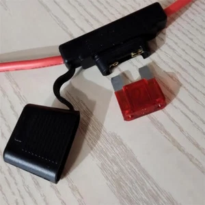 2pcs Red 32V 50Amp Maxi Blade Fuses Waterproof 8AWG In-line Fuse Holder with - Picture 1 of 11