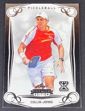 2023 Leaf Pickleball Premier Edition - Collin Johns #13 - Silver Foil RC