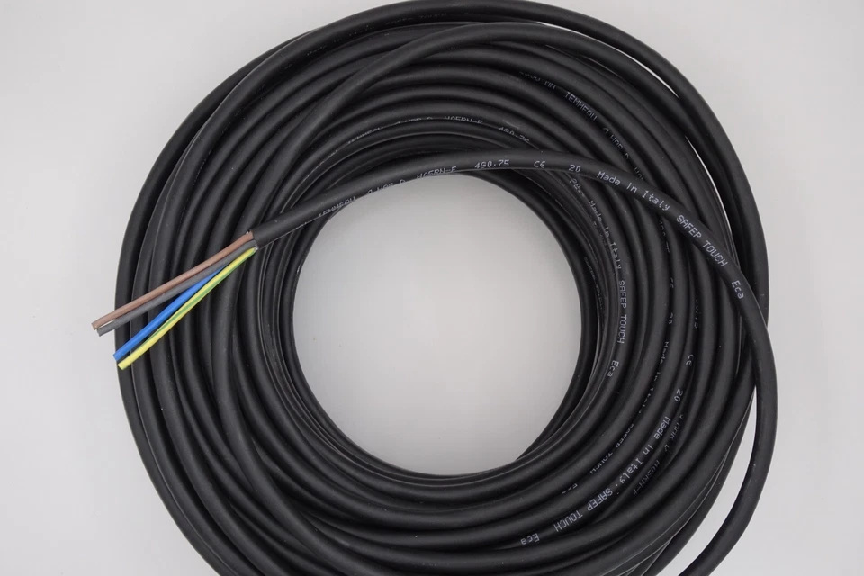 Rolladenkabel Jalousiekabel (A) H05RN-F 4x0,75 (4G0,75)mm² Schnittlänge/50/100 m - Bild 1 von 2