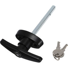  T Type Handle Lock for Shed Door Locking Garage Aquarium Bonsai Tree Chassis