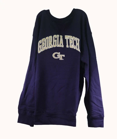 Georgia Tech Yellow Jackets NCAA Adult Mens Size Pullover Sweatshirt New Tags Cover