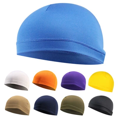 Cooling Skull Cap Helmet Liner Men Wicking Beanie Head Wrap Cycling Running Hat◇ - Image 1 of 4