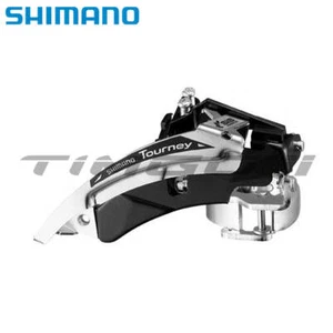 Shimano Tourney FD-TX50 3x7/8 Speed Triple Front Derailleur Top Swing Clamp-on - Picture 1 of 5