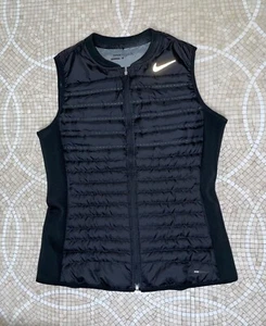 NIKE Golf Negro TECH POLAR AEROLOFT Chaleco Para Mujer M Nuevo Con Etiquetas - Imagen 1 de 8