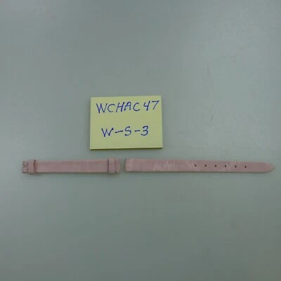 Correa de reloj Chopard, tela rosa y cuero Foto 1 de 3