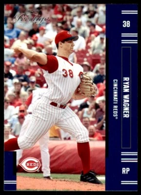 Tarjetas de béisbol 2005 Playoff Prestige Ryan Wagner #60 Foto 1 de 2