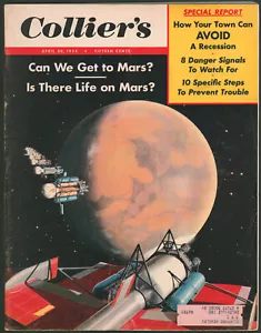 Collier's Magazine April 30 1954 Can We Get To Mars? Wernher Von Braun - Picture 1 of 10