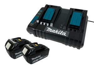 Makita DC18SH Doppel-Ladegerät mit 2 x Akku 6 Ah 199687-4 - Bild 1 von 5