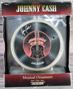 Johnny Cash ORNAMENTO MUSICAL JACKSON CON CAJA SANTAS MEJOR NECESITA PILAS FUNCIONANDO - Imagen 1 de 12