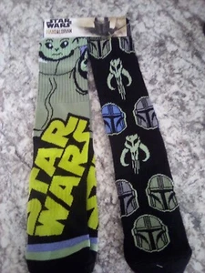 Pack de 2 calcetines de media pantorrilla Star Wars The Mandalorian - Imagen 1 de 4