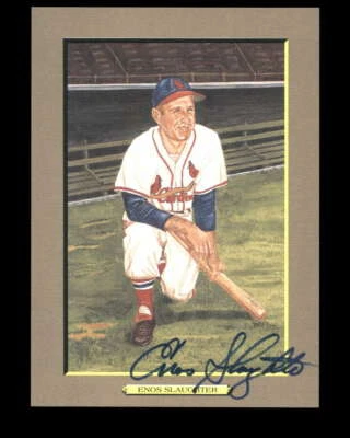 Enos Slaughter PSA DNA Coa Signed Perez Steele Great Moments Autograph - Image 1 of 3