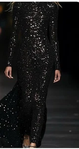 Women's Sequined Long Formal Gown Maxi 3pc Large - Picture 1 of 7