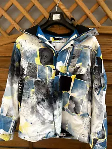 PARA HOMBRES PEQUEÑO SALOMON CLIMA PRO 10000 AZUL Y BLANCO ESQUÍ/INVIERNO ABRIGO - Imagen 1 de 6