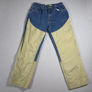 Cabela's Brush Pants Classic Fit Hunting Double Knee Jeans Men38x32 Fits 34x32 - Picture 1 of 10