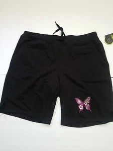 athletic Women's Personalized embroidered butterfly shorts Size M - Picture 1 of 7