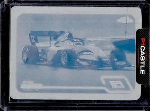 2024 Topps Chrome Formula 1 F1 Nikita Bedrin Printing Plate Cyan F3 Car #140 1/1 - Picture 1 of 2