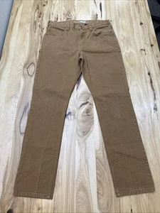 Carhartt 106414 Rugged Flex Slim Fit Duck Tapered 5 Pocket Jeans Size 34x32 - Picture 1 of 8