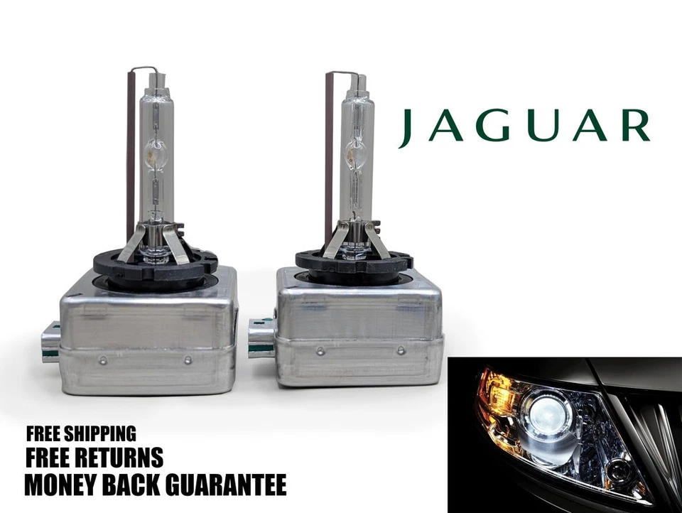 OEM HID Xenon Headlight Bulb for JAGUAR XFR-S 2013-2015 High & Low Beam Set of 2 - Image 1 of 1