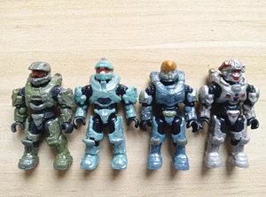 Figura 4 piezas Mega Construx Bloks Halo DYH87 Blue Team Spartan Master Chief 117 - Imagen 1 de 1