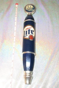 Miller Light Indianapolis Colts Beer Tap Handle bar decoration rare football top - Picture 1 of 7