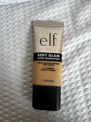 E.l.f. Soft Glam Satin Foundation Medium Warm Buildable Coverage 1oz - Image 1 of 3
