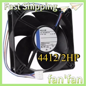 One New 4412/2HP Axial Fan 12VDC 0.68A 8.1W Cooling Fan 120*120*38MM 4-wire - Afbeelding 1 van 3