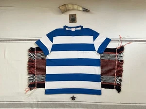 Levi's LVC T-Shirt L 60s Casuals Vintage Biker Breton Stripe Single Stitch 42" - Picture 1 of 11